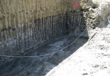Excavación zapata corrida muro